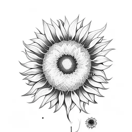 Sunflower With Number 27