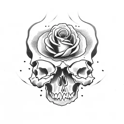 Skull And Roses