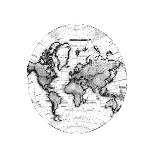 A Map Of The World With Each Country Represented By A Different Electronic Device