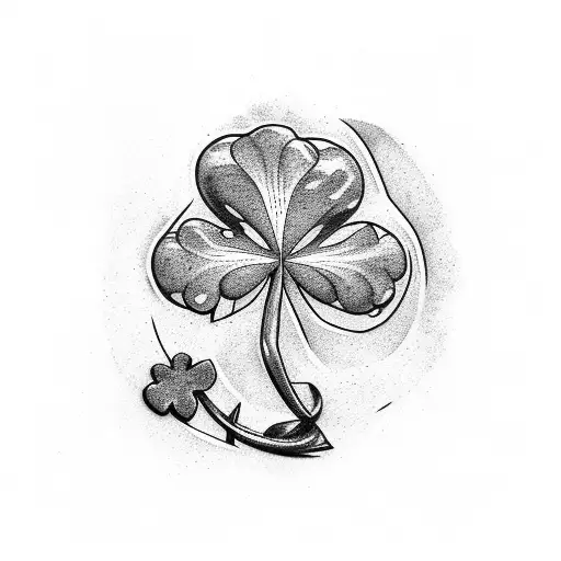 Shamrock With Letter T And Number 22