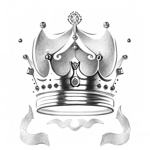 Crown From Coat Of Arms Of Country Malta