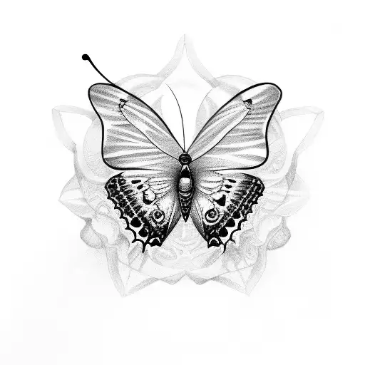 Butterfly To Cover The Name Jayden