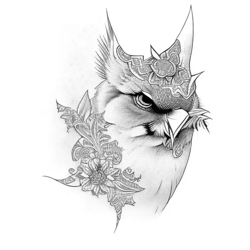 Cross With Blue Bird