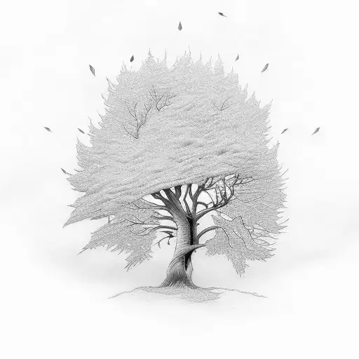 Climping Tree With Small Leaves