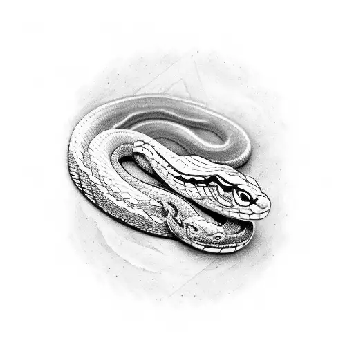 Snake Crawling On Your Hand