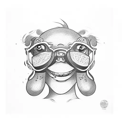 Hot Dog With Eyebrows