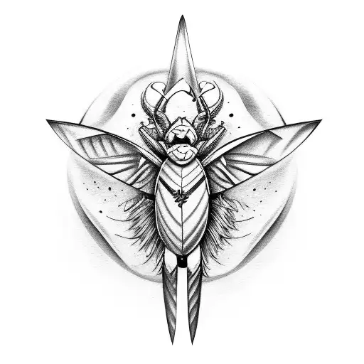 Cricket Bat Transforming Into A Mythical Creature