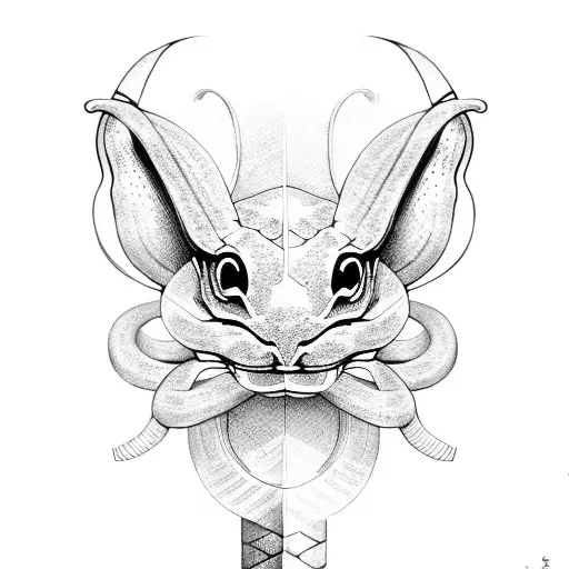 Snake With Bunny Ears