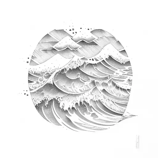 Ocean Wave And Mountain Band