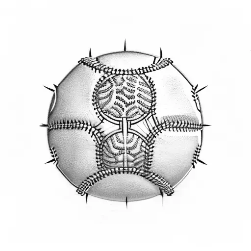 Baseball And Football With Michigan Logo