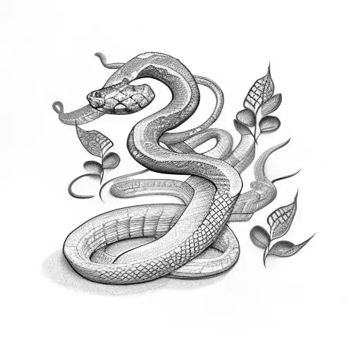 Snake Flowers Leaves