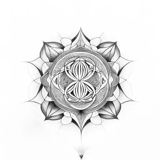 Wolf With Blue Eyes Flower Of Life Aries Lotusbutterfly