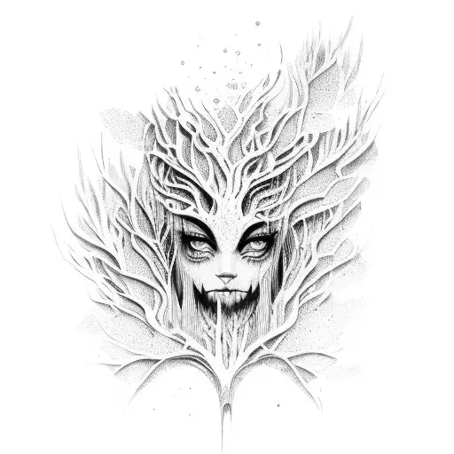 The Monster Girl Behind The Tree