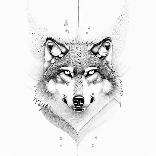 Wolf One Eye Close