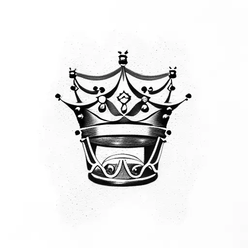 A Crown Made Of Footballs