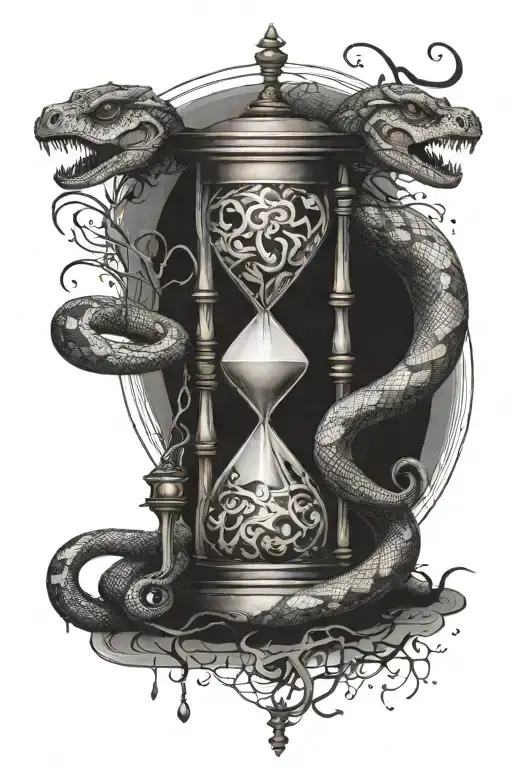 And The Death Of The Snake And The Hourglass