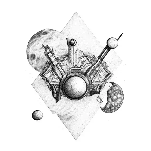 A Scale Balancing A Key And A Galaxy