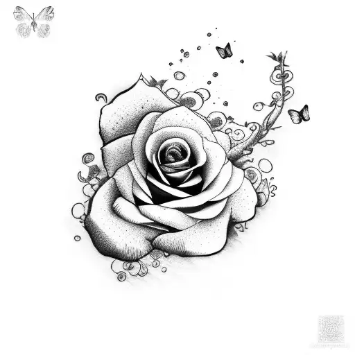 Butterfly Rose Koi Fish