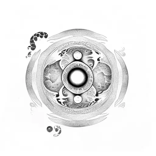 Nothofagus Tree With Yin Yang