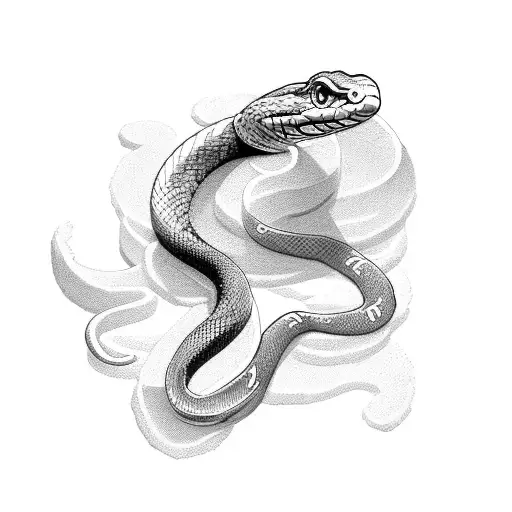 Snake Biting It's Tail