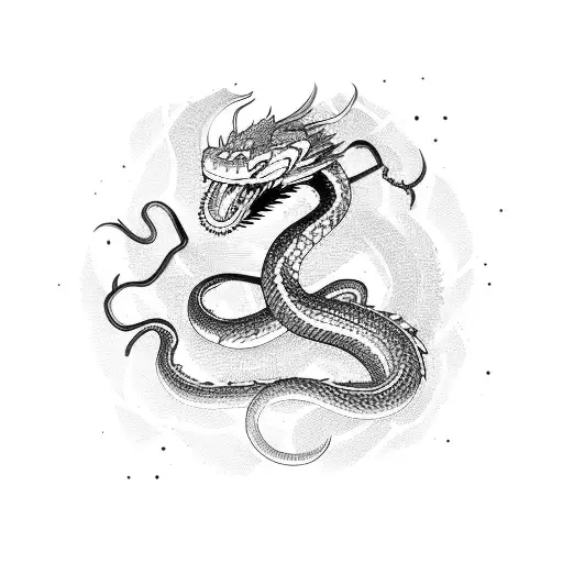 A Snake That Is Like A Dragon