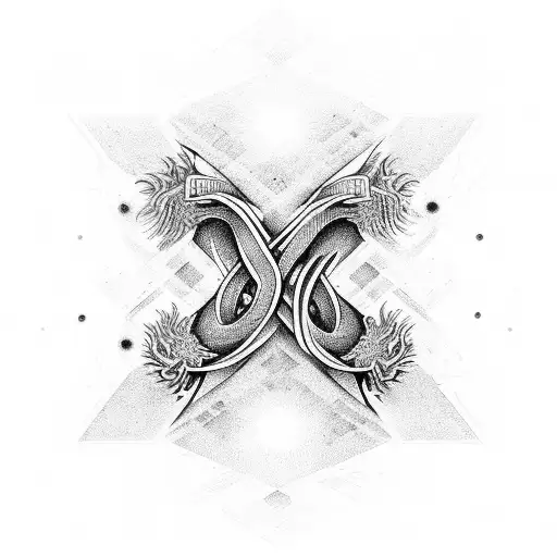 Infinity Symblol With Fire