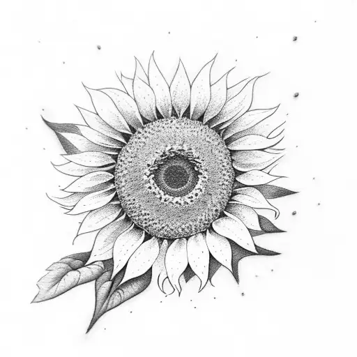 Sunflower With Crown