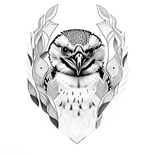 Kookaburra A Willow Tree Half Sleeve