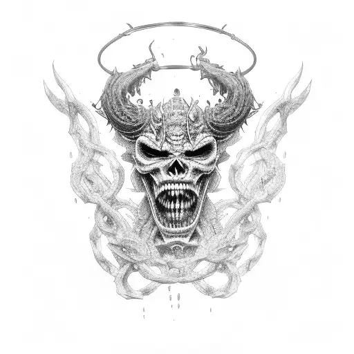 Demon Body In Chains