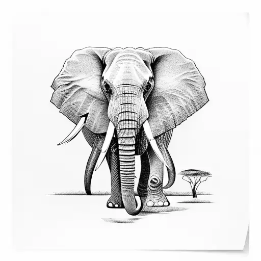 African Elephant Chest