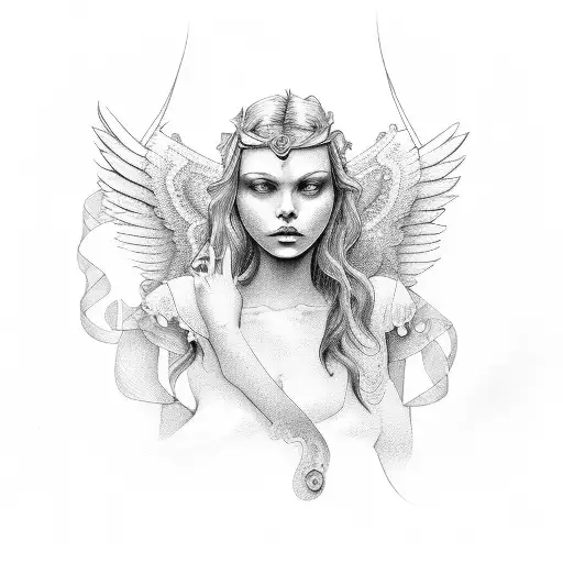 Angel With A Teardrop