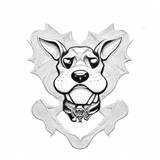 Ghoulish Scooby Doo Dog Tag