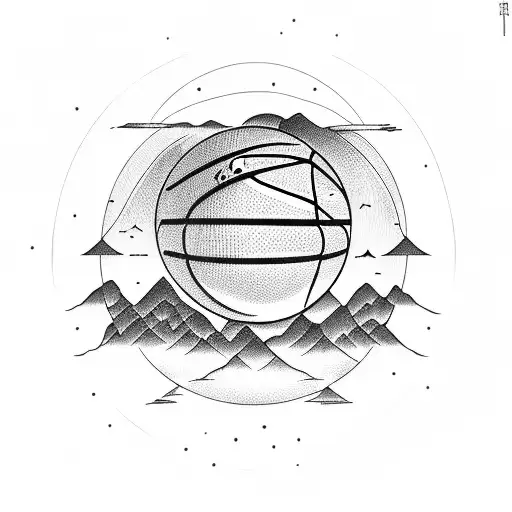 Moon With Basketball