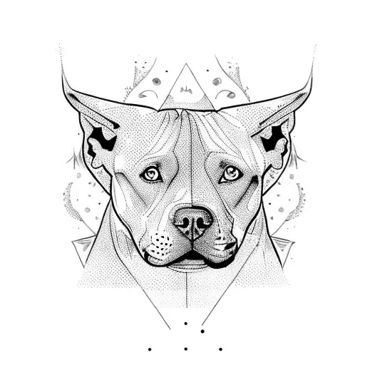 Pitbull With Kaizen Text