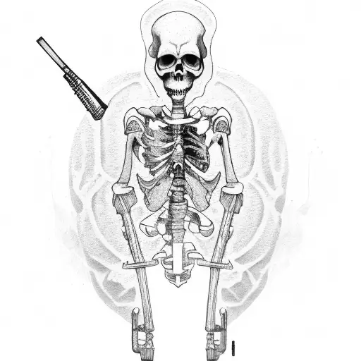 Grim Reaper With Ar15