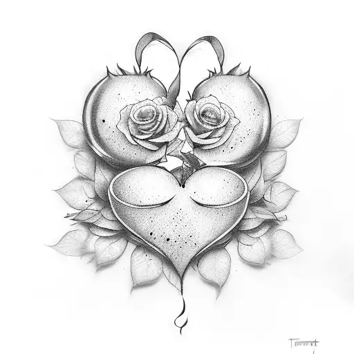 Tata From The Bk With Rose Balloon