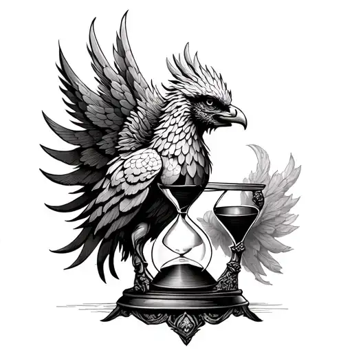 Phenix With A Hourglass