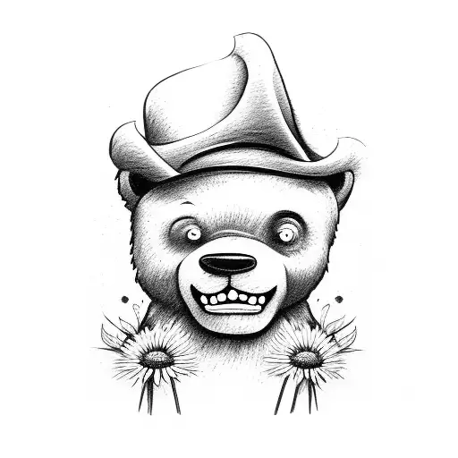 Smokey The Bear With Daisys