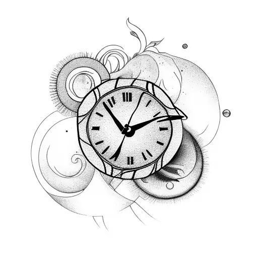 Mother And Son Flower Clock