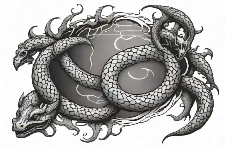 Ouroboros With Fishing Net