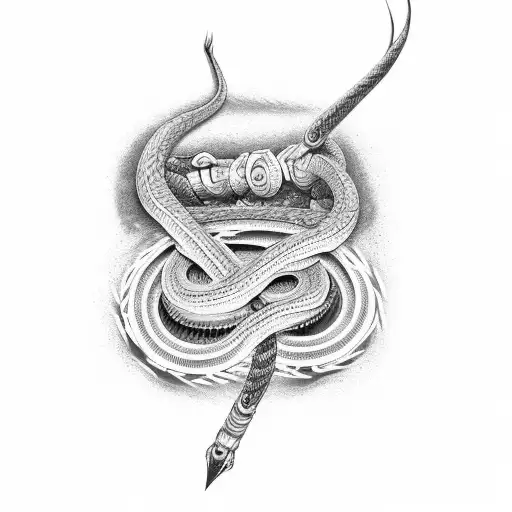 Snake Round Arm Like Barb Wire