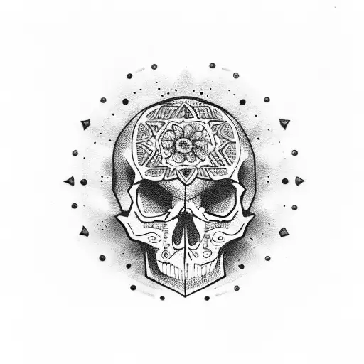 Skull With Peace