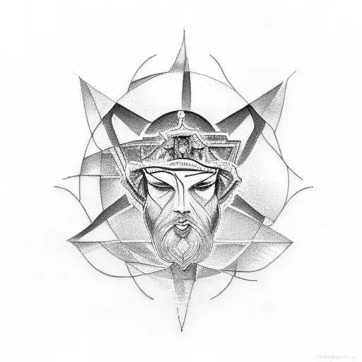 A Mathematical Equation Forming The Shape Of Jesus