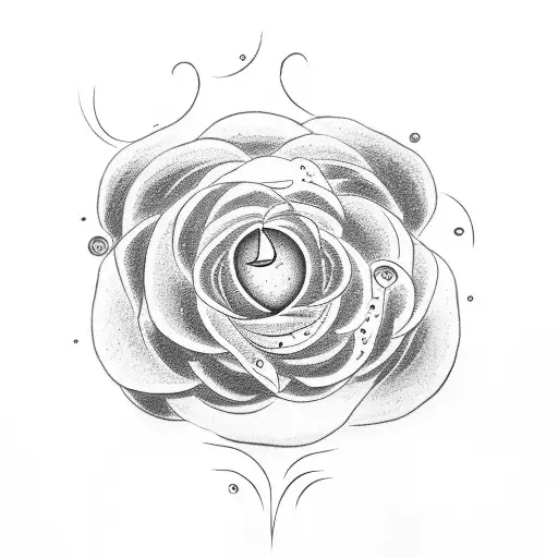 Third Eye Above A Rose