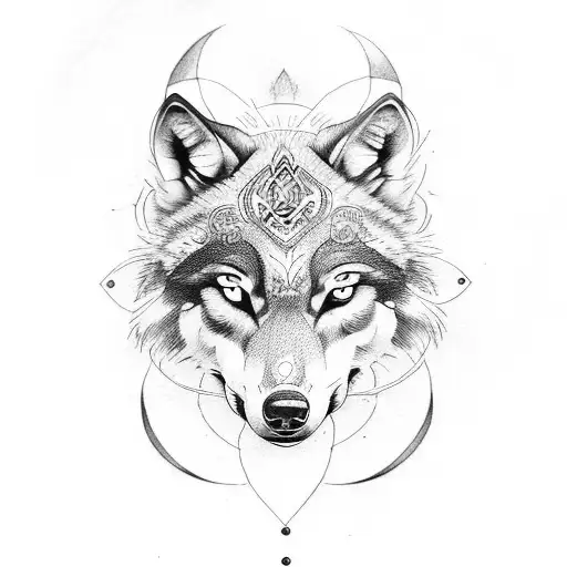 Wolf Eye Half Sleeve