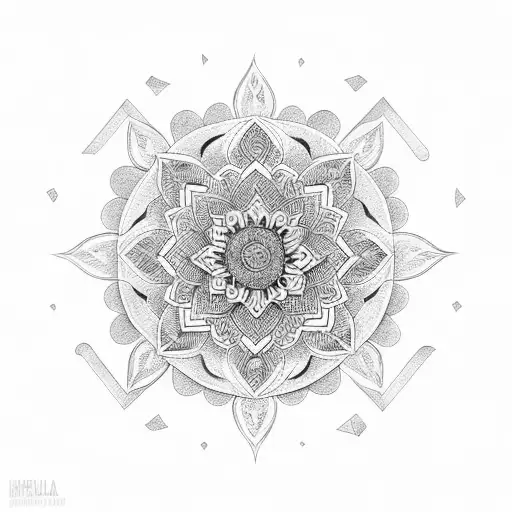 Mandala With Lotus