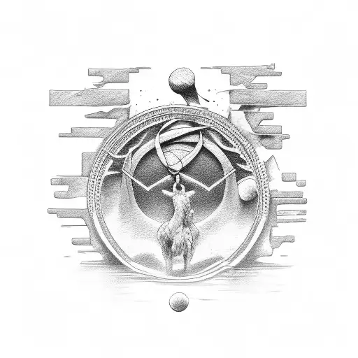 Symbolic Representation Of Overcoming Cancer With Greek Mythology Elements