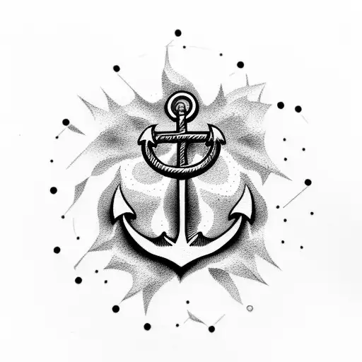 Anchor With Carpe Vitam In Morse Code Armband