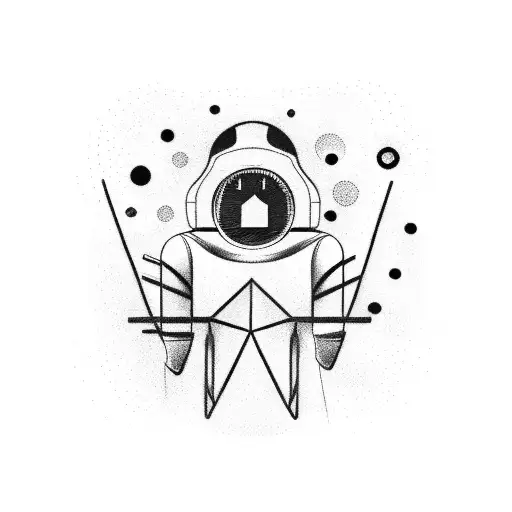 Crow Clock Astronaut