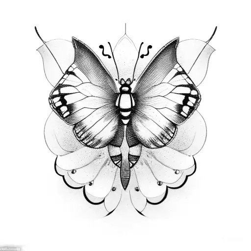 A Dog Chasing A Butterfly